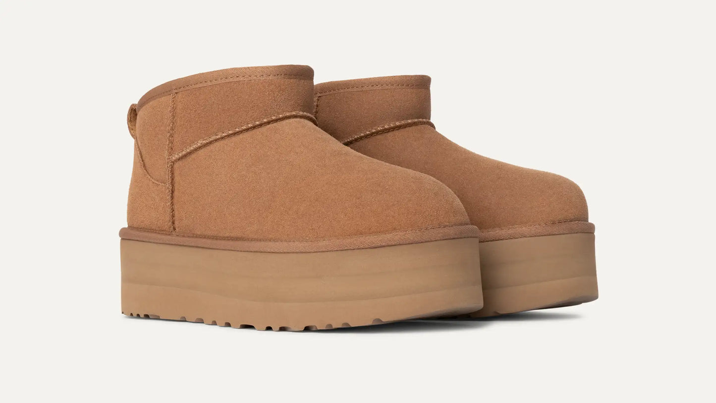 UGG Ultra Mini Platform Chestnut