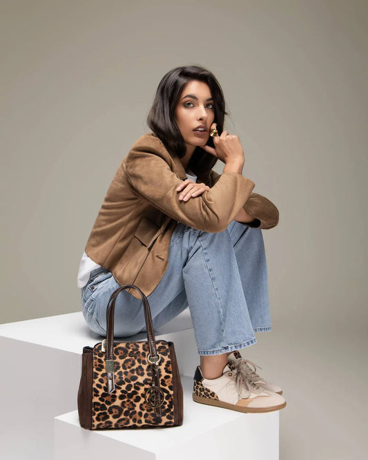 Must Have- Ténis pele leopardo Carmela