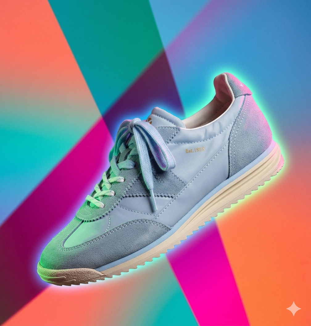 TENDÊNCIA SS26!! Saturno Nylon & Camurça Victoria Azul bebé