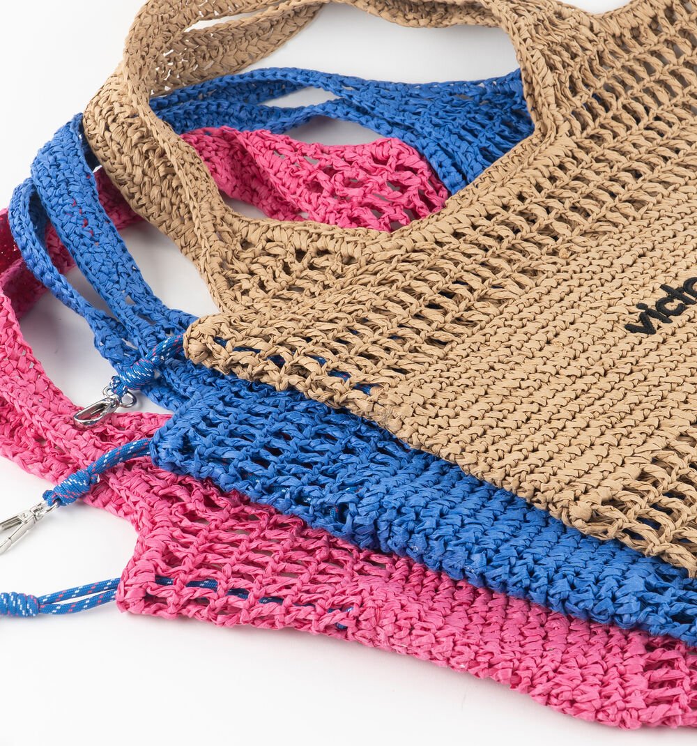 Bolsa Fibra Natural Blue