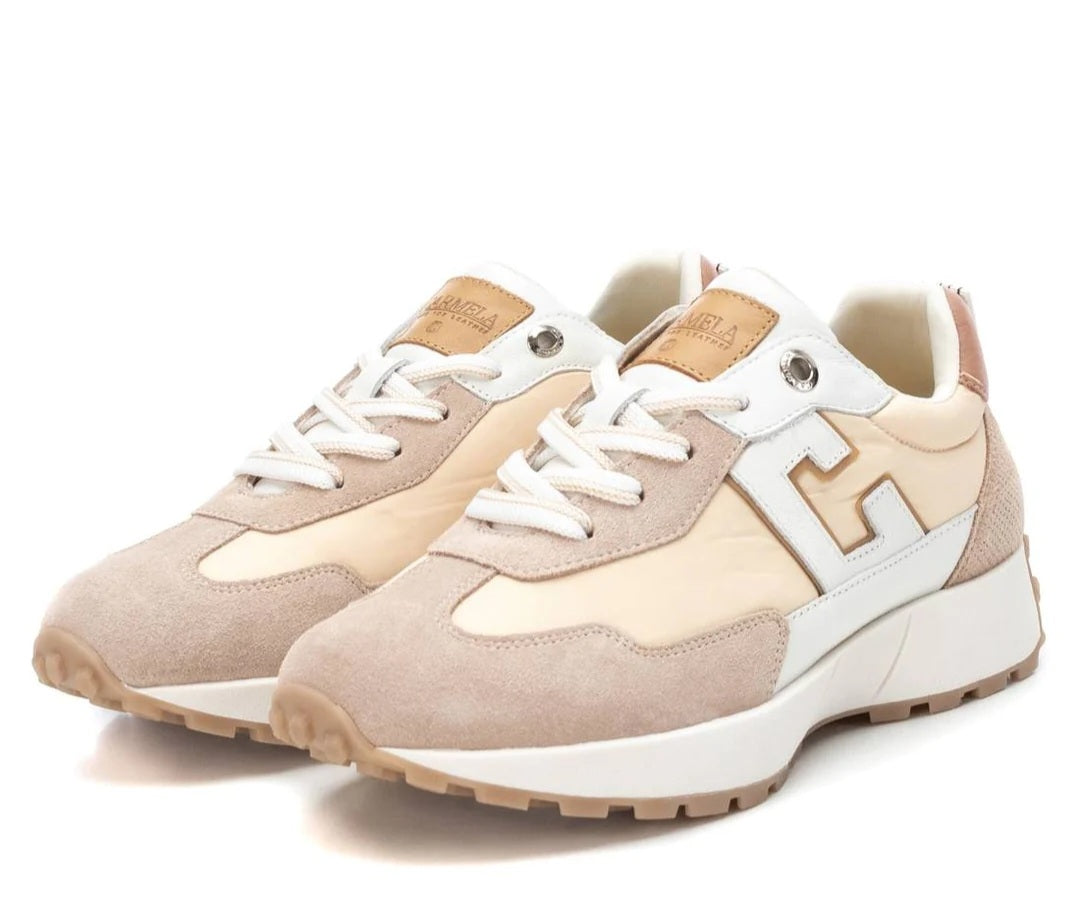 Sapatilha Branca , Bege e ButterCream Carmela