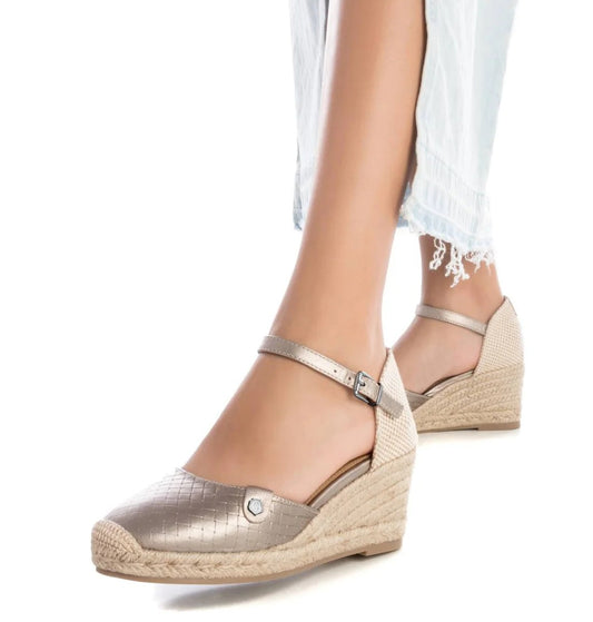 Espadrilha Cunha e pele Carmela