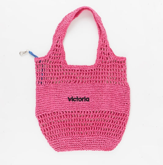Bolsa Fibra Natural Pink