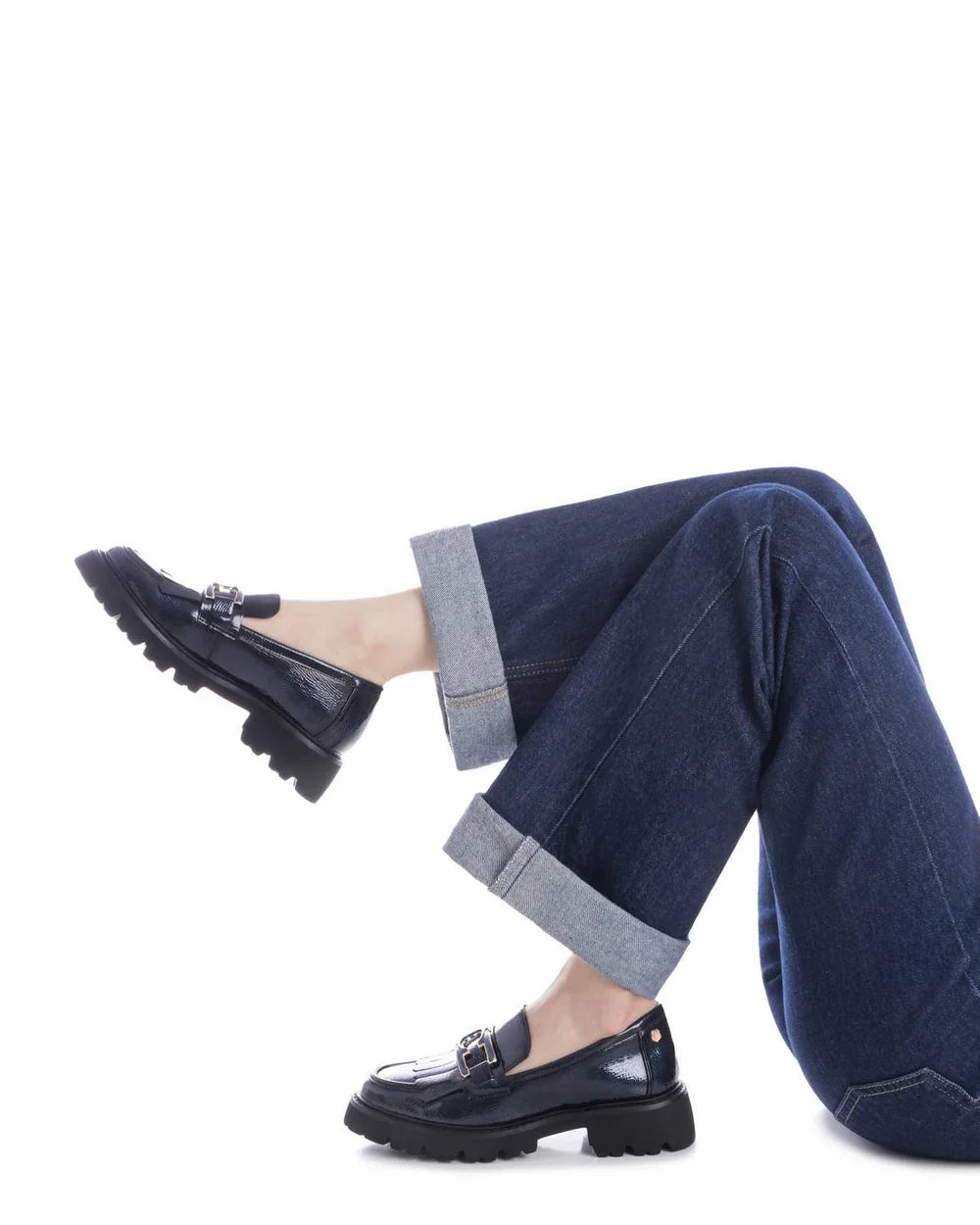 Must Have - Mocassin Degrade Navy verniz Carmela