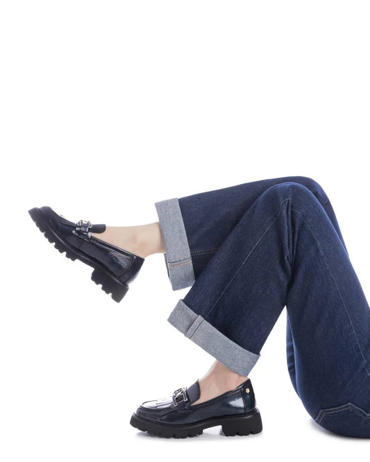 Must Have - Mocassin Degrade Navy verniz Carmela