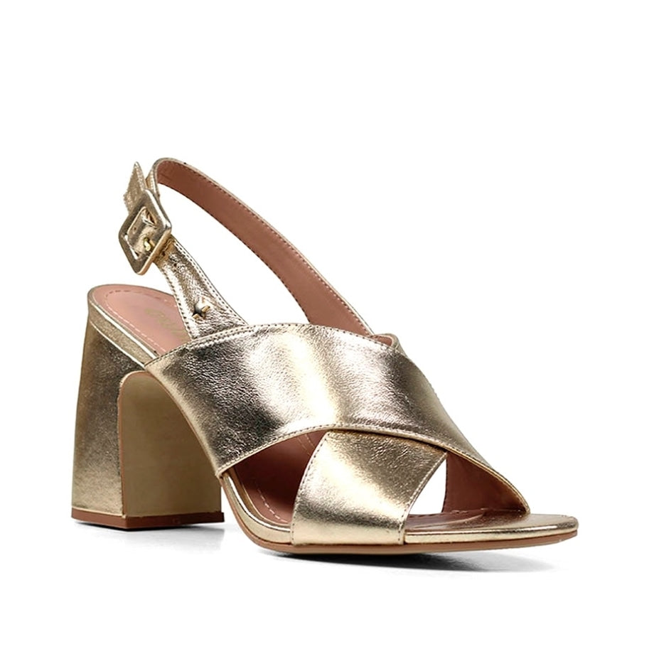 Sandália Cubanas Dourada Kade Gold