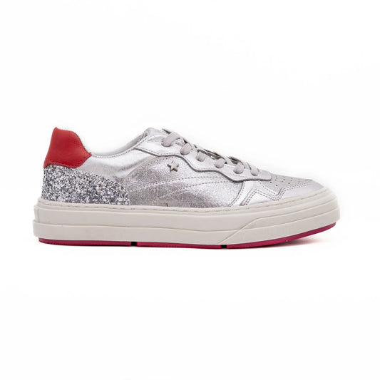 Must Have - Ténis Pele  Prateada com Glitter Cubanas